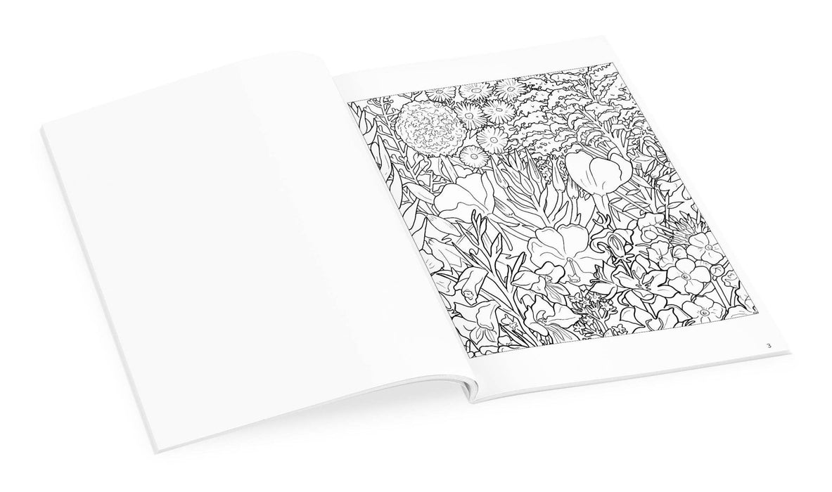 Rosalind Wise: Flower Cycle Coloring Book - Art Department LLC