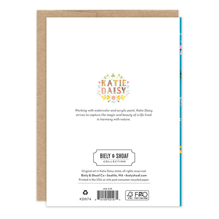 Wild Meadow Thank You Card - Art Department LLC
