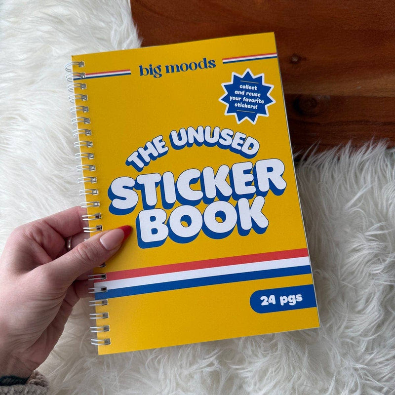 The Unused Sticker Book - Yellow - Art Department LLC