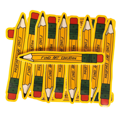 Fund Art Education Sticker - Art Department LLC
