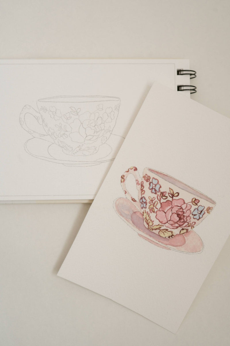 A Little Bit of Spring - Mini Watercoloring Book - Art Department LLC