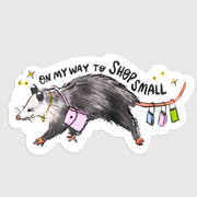 Shop Small Possum Vinyl Sticker - Art Department LLC