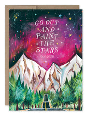 Night Sky Encouragement Card - Art Department LLC