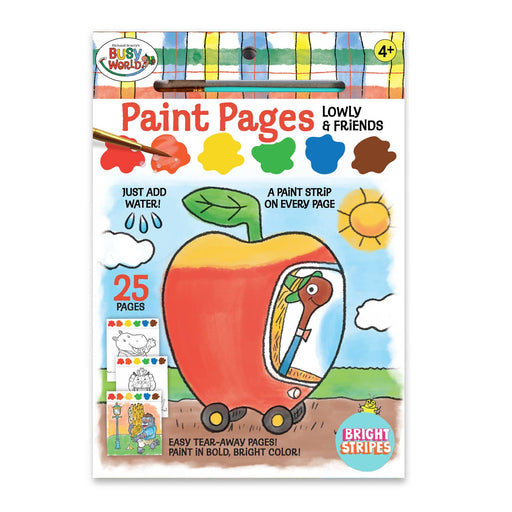 Paint Pages - Busy Town Lowly & Friends - Art Department LLC