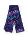 Fern Lightweight Scarf - Navy Blue, Floral Mosaic - Art Department LLC