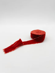1.25" Raw Edge Velvet Ribbon - Art Department LLC