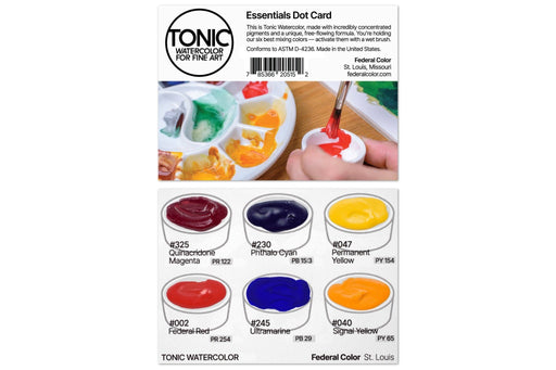 Tonic Watercolor, XL Dot Card - Art Department LLC