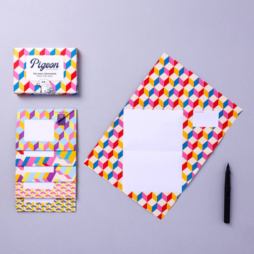 Urban Pigeon, Colorful Folding Letter Pack, Pack of 6 - Art Department LLC