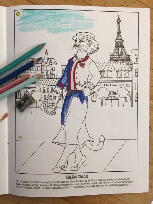 Costumed Cats, A Coloring Book Collection Of Great Cats In History!