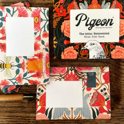 Bright & Beautiful Pigeon, Folding Letters, Set of 6 - Art Department LLC