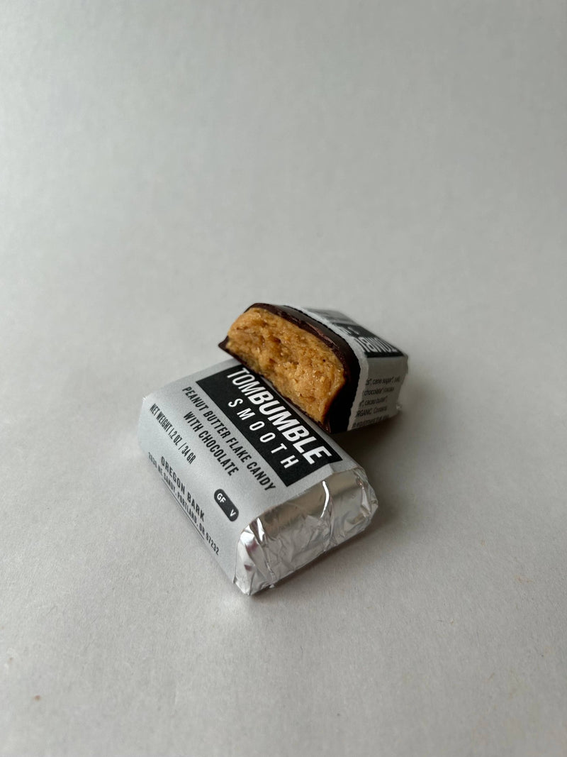 Tom Bumble Smooth Candy Bar - Peanut Butter Flake & Chocolate - Art Department LLC