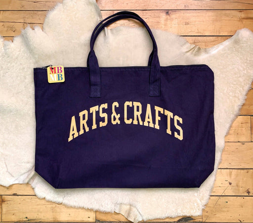Arts And Crafts Large Zip Tote - Art Department LLC