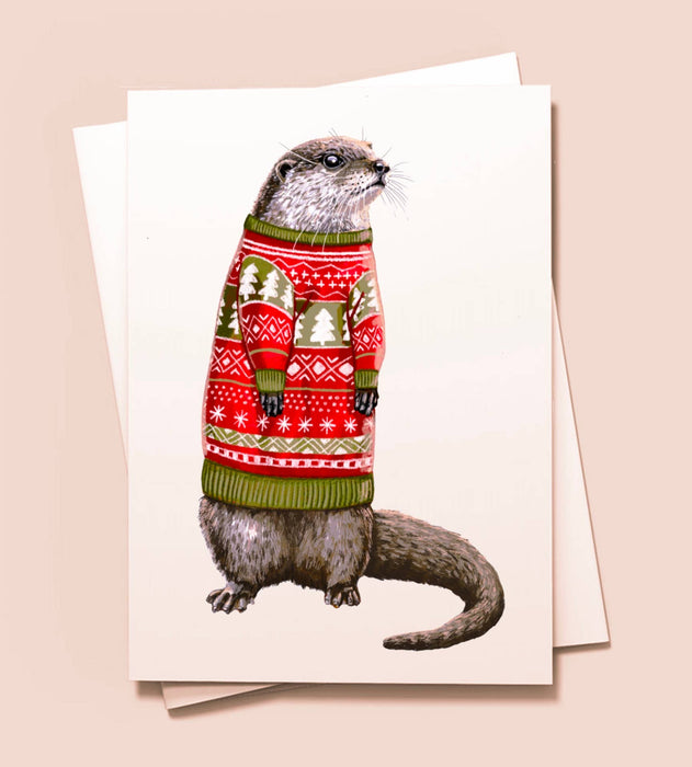 Cozy Otter Card