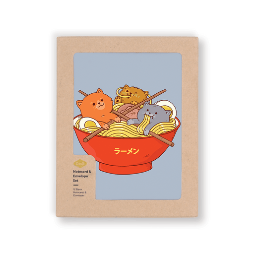Ramen & Cats Notecards - Art Department LLC