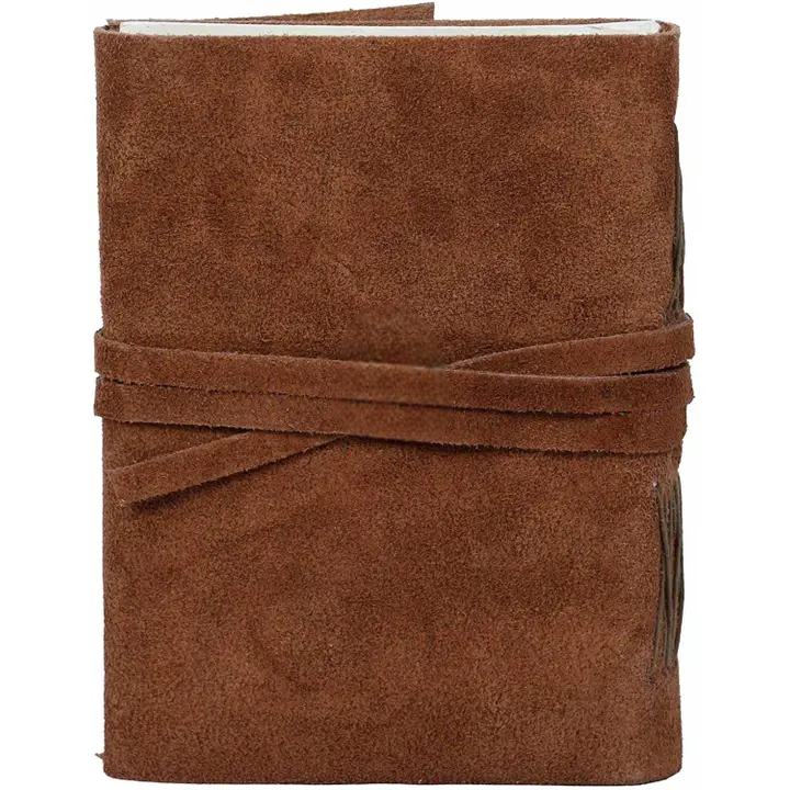 Tuzech Handmade Water Buffalo Leather Journal -  Lined