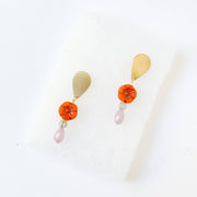 Romantic Flower Stud Earrings with Boho Charm - Art Department LLC
