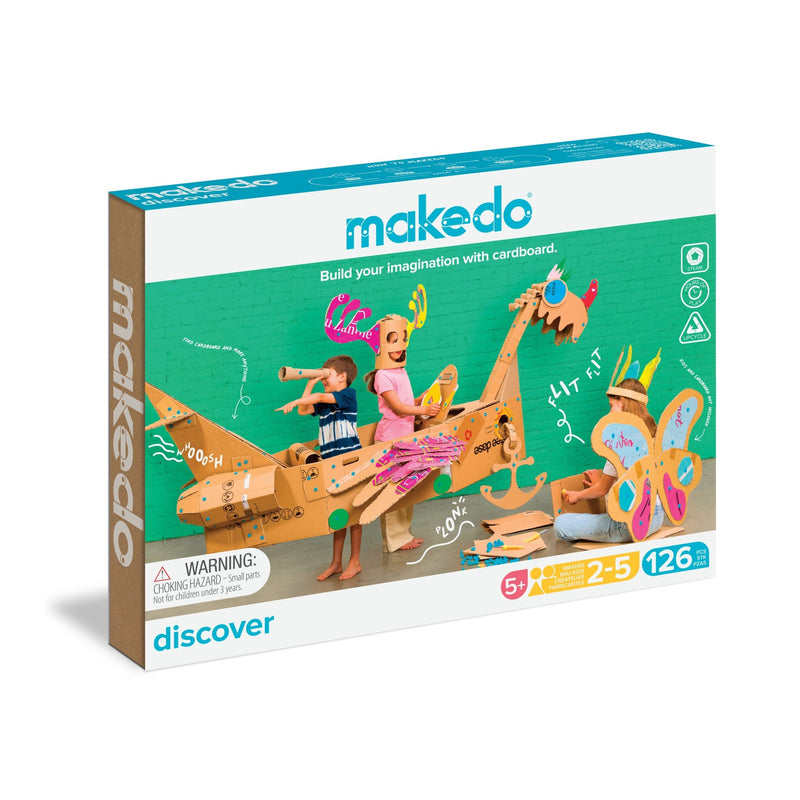DISCOVER | Makedo Cardboard Construction Kit - Art Department LLC