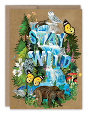 Stay Wild Blank Card - Art Department LLC