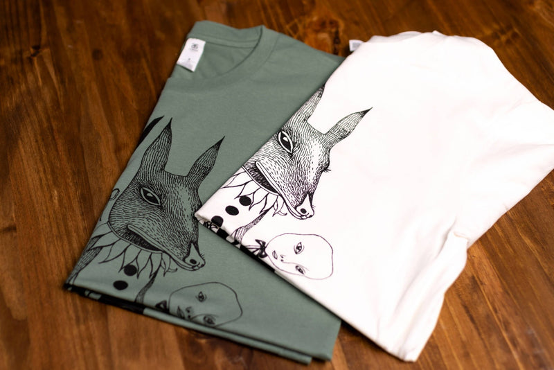 Fox & Comet - Screen - printed T-shirt - Art Department LLC