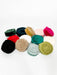 1.25" Raw Edge Velvet Ribbon, assorted colors.