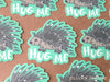 Porcupine Hug Me, Not A Hugger, Prickly Nope Vinyl Sticker - Art Department LLC