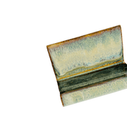 Business Card Holder - Stoneware Pottery - Art Department LLC