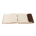 Rustic Brown Leather Journal with Handmade White Paper - Art Department LLC