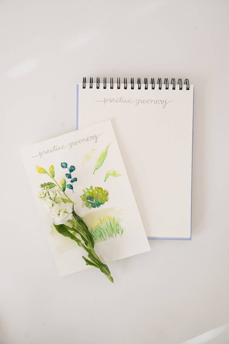 Landscape Watercoloring Book - Outlines with Video Tutorials - Art Department LLC