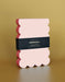 Scalloped Shaped Notepad | Peach + Persimmon Edge - Art Department LLC