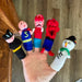 Finger Puppets, Handknit, Assorted