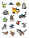 B. Kliban CatStickers Sticker Book - Art Department LLC