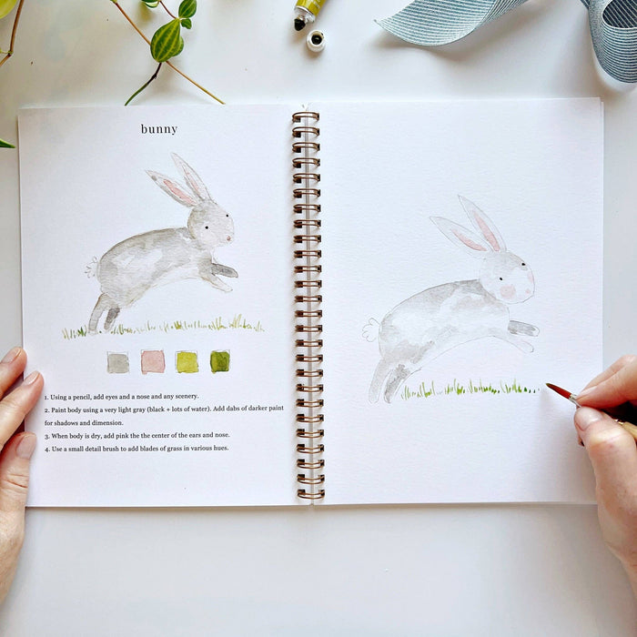 Animals watercolor workbook - Art Department LLC