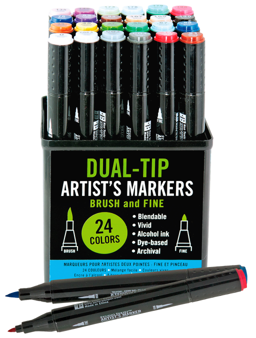 Studio Series Professional Alcohol Markers - Dual Tip