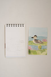 A Little Bit of Spring - Mini Watercoloring Book - Art Department LLC