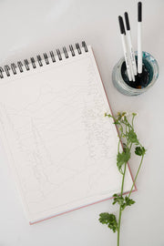 National Parks Watercoloring Book - Outlines w/Video Tutorials - Art Department LLC