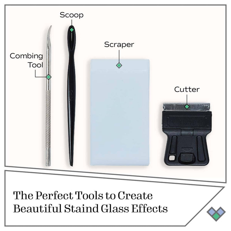 Gallery Glass ® Tool Set, 4 - Piece - Art Department LLC