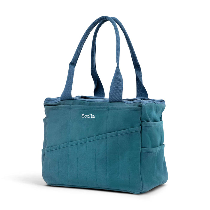 Soolla Studio Artist Bag, Aquamarine, Knitting Tote - Art Department LLC