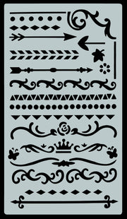 Essentials Dotted Journal Stencil Set - Art Department LLC