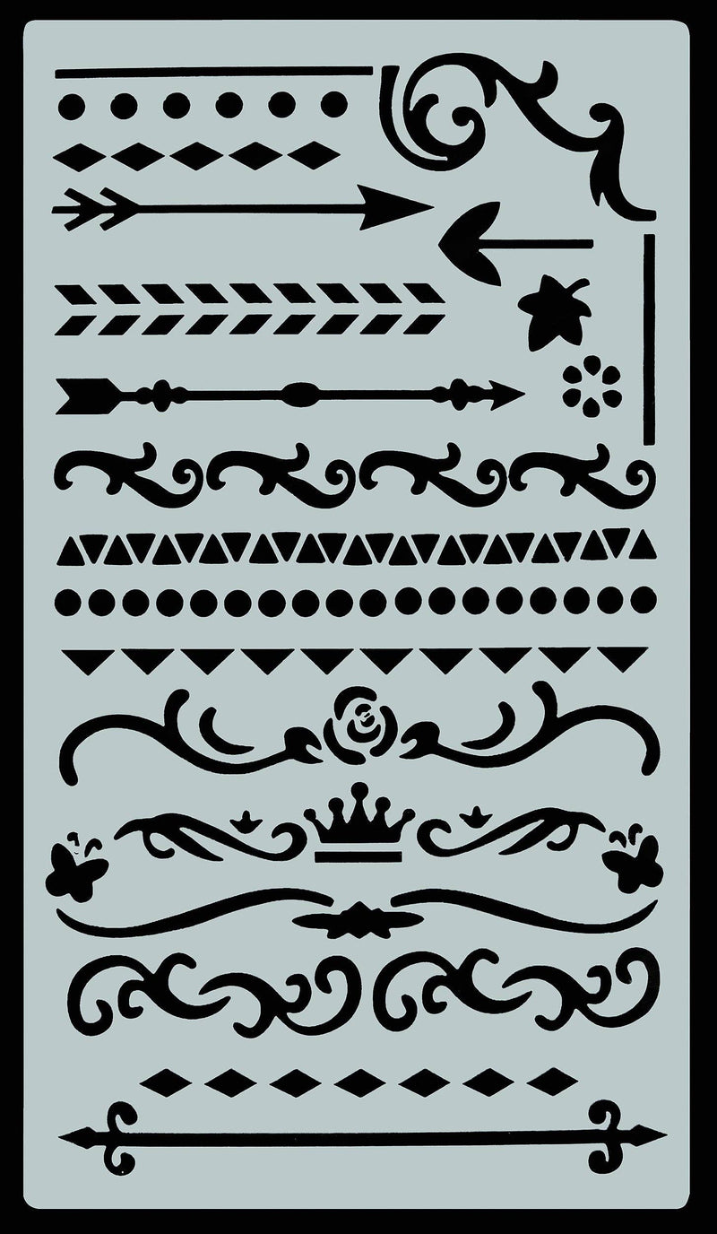 Essentials Dotted Journal Stencil Set - Art Department LLC