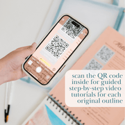 Landscape Watercoloring Book - Outlines with Video Tutorials - Art Department LLC