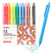 Retractable Colorflow Acrylic Gel Pen Set of 12 - Art Department LLC