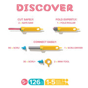 DISCOVER | Makedo Cardboard Construction Kit - Art Department LLC