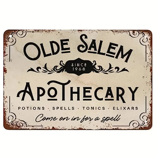 Olde Salem Apothecary Sign