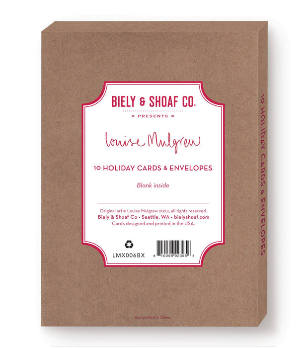 Hares Magical Christmas Boxed Holiday Cards - Set of 10 - Art Department LLC