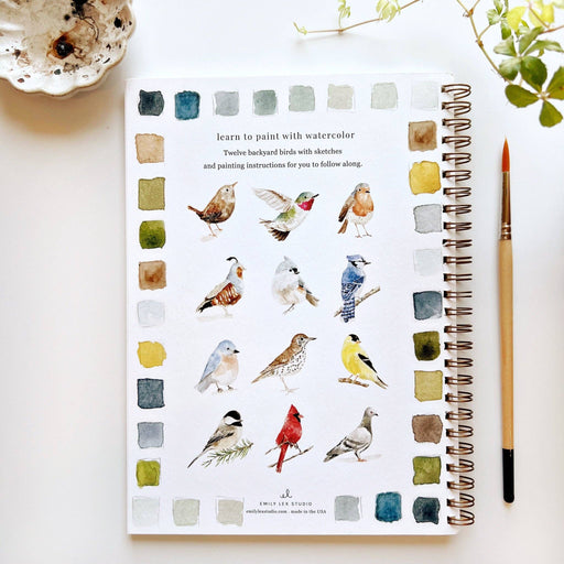 Birds watercolor workbook - Art Department LLC