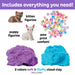 Sensory Mini Play Kit Jar with Cloud Clay: Pets Theme - Art Department LLC
