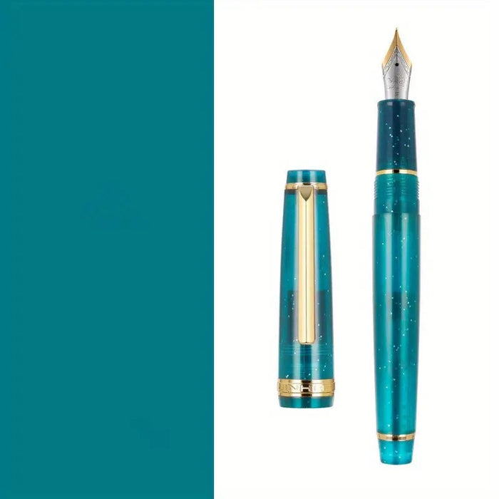 Jewel Fountain Pen, Peacock Blue