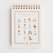 Flowers watercolor workbook - Art Department LLC