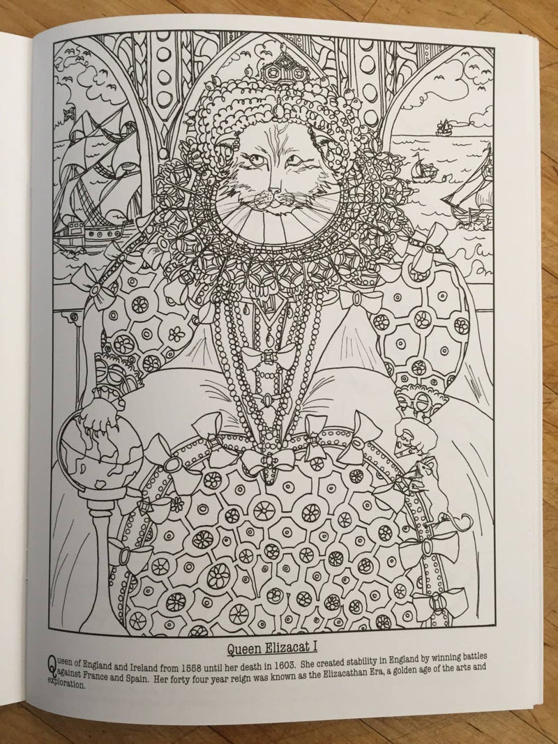 Costumed Cats, A Coloring Book Collection Of Great Cats In History! - Art Department LLC