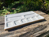 Large 9 - Pan Ceramic Artist Paint Palette - Art Department LLC